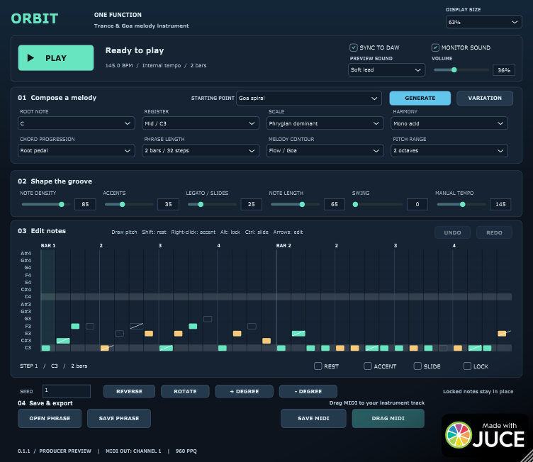 ORBIT interface
